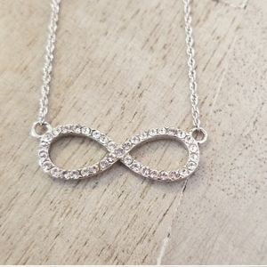 Italian Sterling Silver ♾ Infinity Symbol Neclace